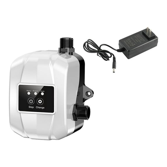 FashionCha Water Pressure Booster Pump Pressure Controller 25L/Min DC 24V Auto Water Pump White