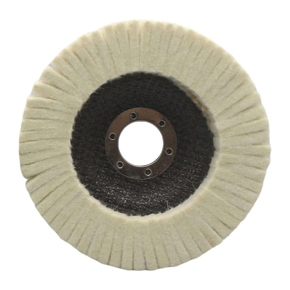 FashionCha Wool Felt Polishing Wheel Disc,Round,Sturdy, Grinding Pad Buffing Wheel Polishing Pad for Glass Car Metal Jewelry Stone 125 type