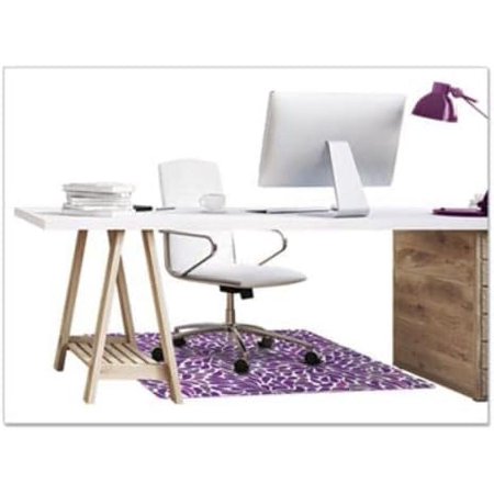 FashionMat Chair Mat, Rain Design, Hard Floor and Flat Pile Carpet Use, Non-Studded Rectangle, 35” x 40”