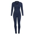 thumbnail image 1 of FashionMille High Waisted Super Comfortable And Soft Full Length One Size Fits All 2pc Work Out Leggings And Track Jacket Set, 1 of 4