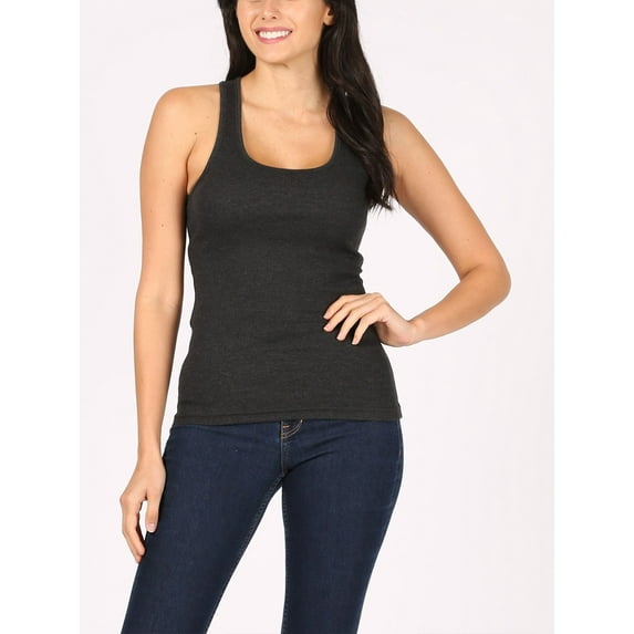 FashionMille Women Basic Sleeveless Cami Slim Fit Racerback Athletic Tank Top Summer Shirt