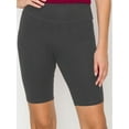 thumbnail image 1 of FashionMille Women Workout Athletic High Waist Knit Yoga Leggings Bike Short, 1 of 4