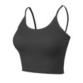 thumbnail image 1 of FashionMille Women Workout Yoga Spaghetti Strap Tank Camisole Crop Tank Top, 1 of 5