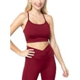 thumbnail image 1 of FashionMille Women's Active Cross Back Workout Cami Sports Bra Top, 1 of 5