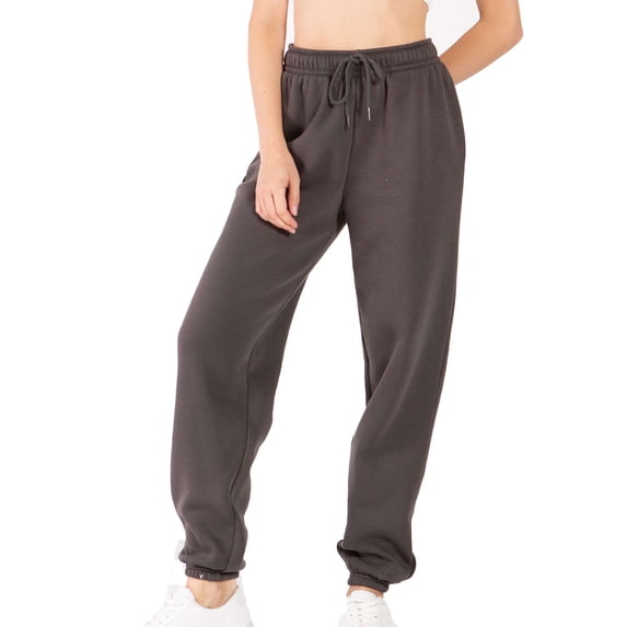 FashionMille Women's Oversize Fleece Lounge Sweat Jogger Pants