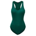 thumbnail image 1 of FashionMille Women's Regular FIt Basic Solid Sleeveless V Neck Bodysuit Top, 1 of 5