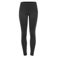thumbnail image 1 of FashionMille Women's Solid Basic High Waisted Elastic Jersey Full Length Leggings Pant, 1 of 5