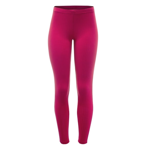 FashionMille Women's Solid Ribbed Knit Basic High Waisted Elastic Jersey Capri Length Leggings Pants