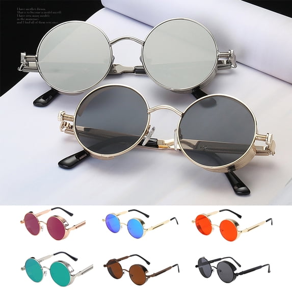 FashionMio Gafas de sol Steampunk Gafas de sol vintage unisex/#3