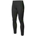 thumbnail image 1 of FashionOutfit Men's Athletic Compression Base Under Layer Fitness Mesh Insert Tight Pant, 1 of 5