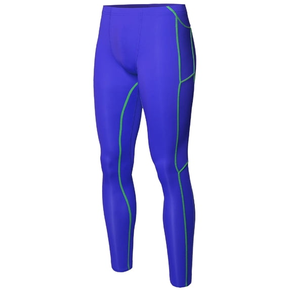 FashionOutfit Men's Athletic Compression Base Under Layer Fitness Mesh Insert Tight Pant