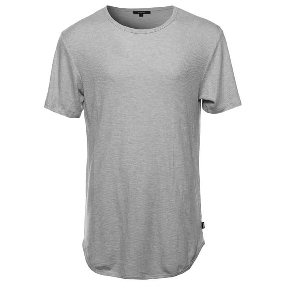 FashionOutfit Men's Basic Lightweight Crew Neck Tee Shirt