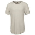 thumbnail image 1 of FashionOutfit Men's Basic Lightweight Crew Neck Tee Shirt, 1 of 4