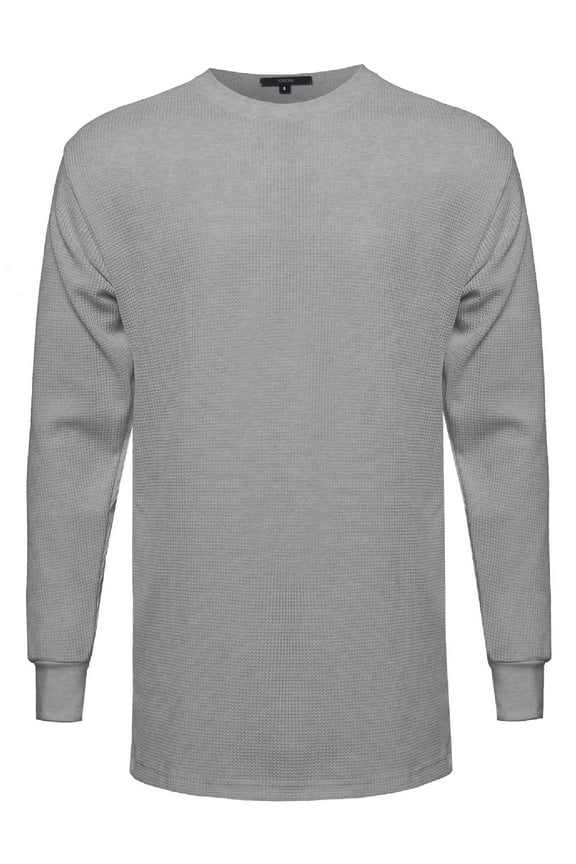 Men's Basic Long Line Thermal Long Sleeve Tee