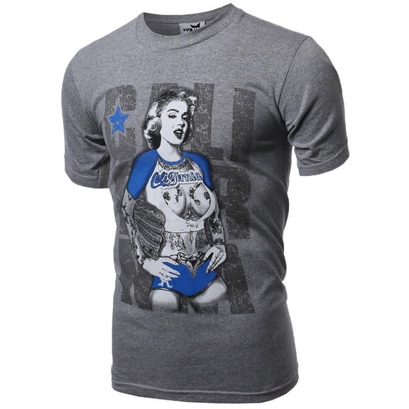 FashionOutfit Men's Basic Short Sleeve Marylin Monroe T-shirts