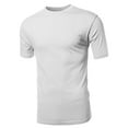 thumbnail image 1 of FashionOutfit Men's Basic Solid Various Color Crew Neck Short Sleeves Tee, 1 of 3