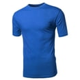 thumbnail image 1 of FashionOutfit Men's Basic Solid Various Color Crew Neck Short Sleeves Tee, 1 of 7