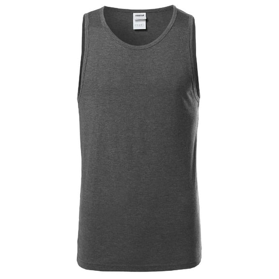 FashionOutfit Men's Basic Solid Various Color Tank Top