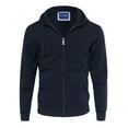 thumbnail image 1 of FashionOutfit Men's Basic Sweatshirt Hooded Zipup Jackets, 1 of 4