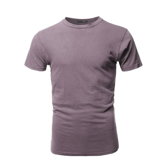FashionOutfit Men's Basic T Shirt Casual Vintage Crewneck Tee