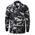 thumbnail image 1 of FashionOutfit Men's Camouflage Printed Urban Style Light Weight Windbreaker Jacket, 1 of 4