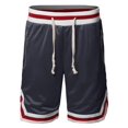 thumbnail image 1 of FashionOutfit Men's Casual Active Sports Side pokets with Zipper Double Meshed Shorts, 1 of 1