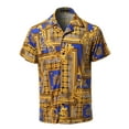 thumbnail image 1 of FashionOutfit Men's Casual Printed Hawaiian Style Short Sleeves Shirt, 1 of 1
