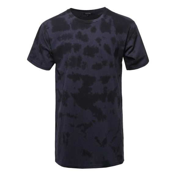FashionOutfit Men's Casual Tie-dye Short Sleeve Crew Neck Tee