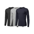 thumbnail image 1 of FashionOutfit Men's Causal Solid Basic 100% Ring Spun Cotton Long Sleeve T-shirt, 1 of 4