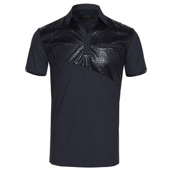 FashionOutfit Men's Collared Polo T-Shirt in Various Colors and Styles