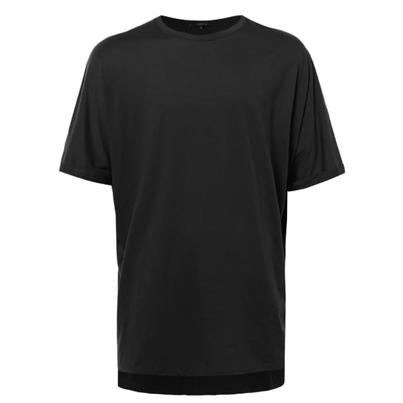 FashionOutfit Men's Dolman Tee With High-Low Hem