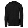 thumbnail image 1 of FashionOutfit Men's Fashion Hoodie Jacket With Contrast Zipper And Ribbed Details, 1 of 3