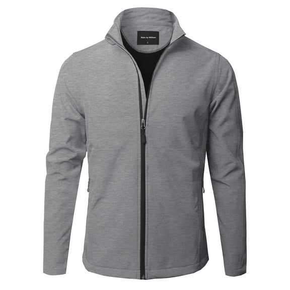 FashionOutfit Men's Lightweight Windproof Bomber Jackets Outdoor Golf Windbreaker Front-Zip Jacket