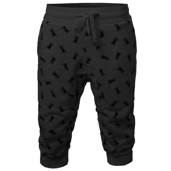 FashionOutfit Men's New Stylish Casual Lighthouse Printed Jogger Harem Crop Pants