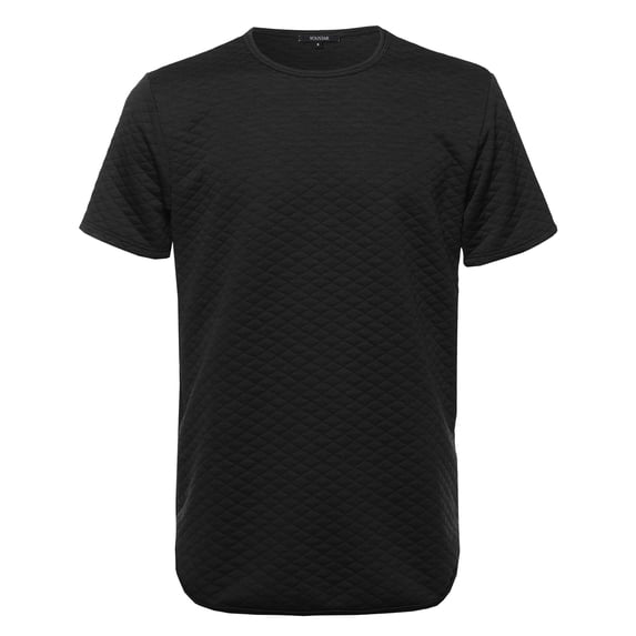 FashionOutfit Men's Padded Short Sleeve Tee Shirt