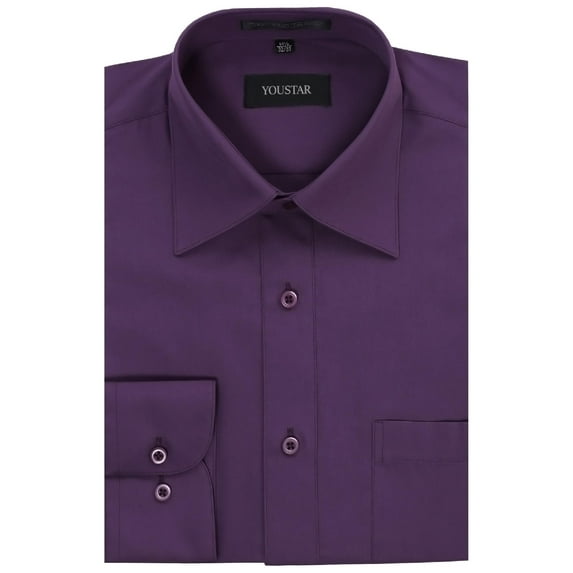 FashionOutfit Men's Regular Fit Dress Shirt
