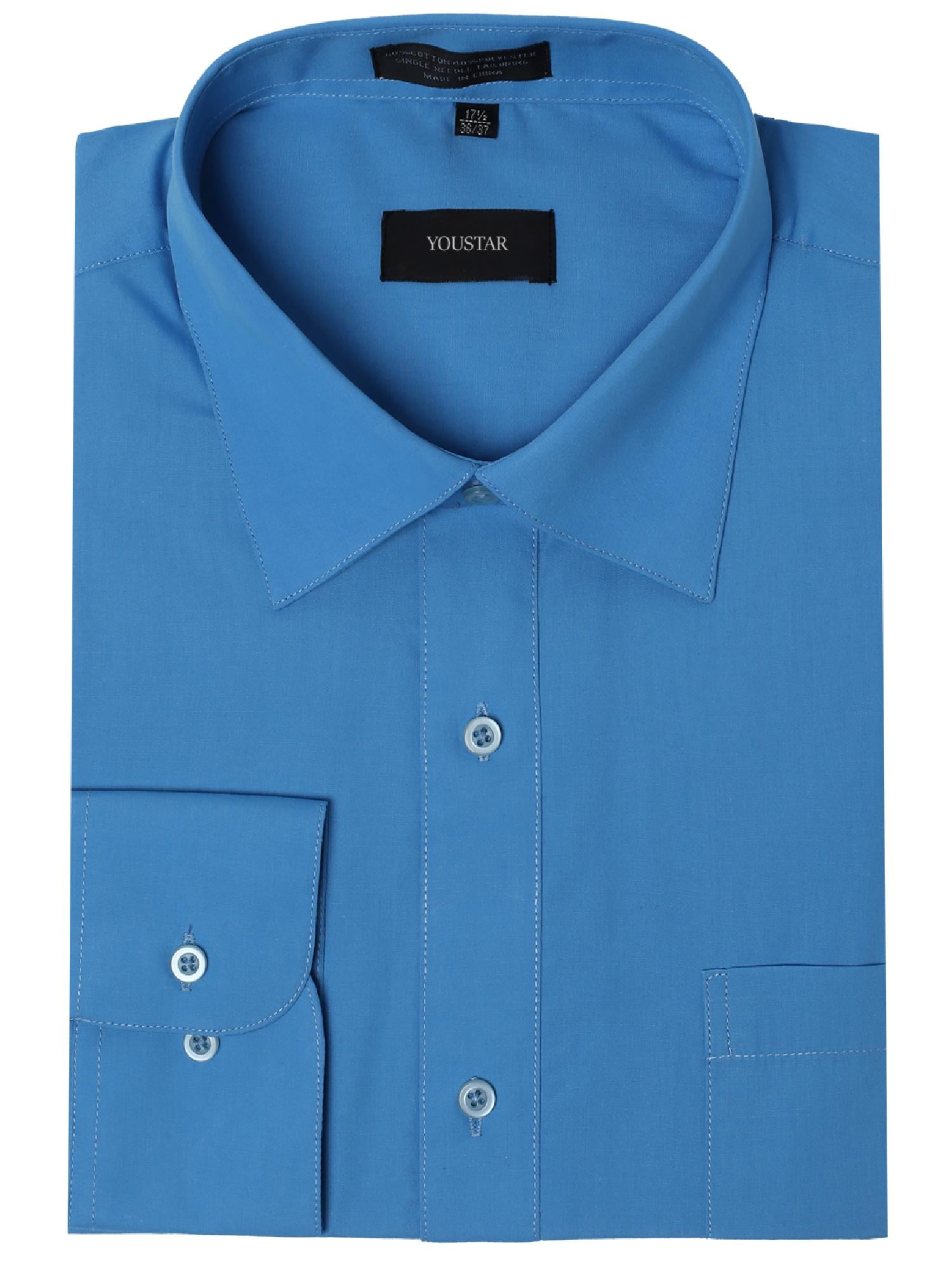 FashionOutfit Men's Regular Fit Dress Shirt