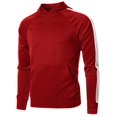 thumbnail image 1 of FashionOutfit Men's Shoulder Panel Track Pull-Over Hoodie Top, 1 of 4