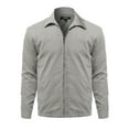 thumbnail image 1 of FashionOutfit Men's Solid Classic Golf Long Sleeves Zipper Closure Thin Layer Jacket, 1 of 1