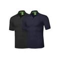 thumbnail image 1 of FashionOutfit Men's Solid Quick Dri-Fit Active Athletic Golf Short Sleeves, Sports Polo Shirt, 1 of 1