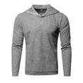 thumbnail image 1 of FashionOutfit Men's Thermal Hooded Long Sleeve T-Shirt, 1 of 1