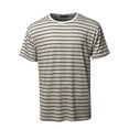 thumbnail image 1 of FashionOutfit Men's Vertical Striped Crew Neck Tee - Made In USA, 1 of 1