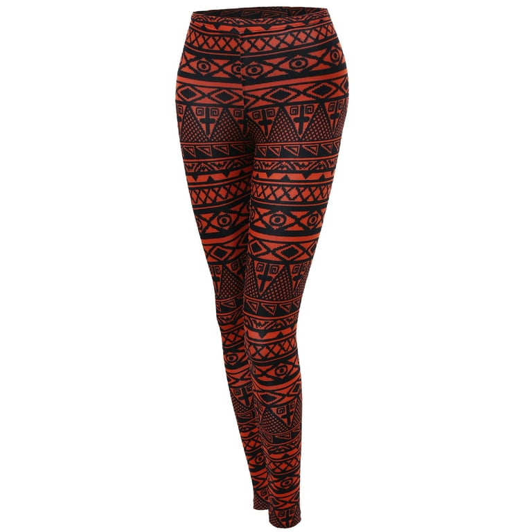 FashionOutfit Women s Aztec Print Pattern Tight Leggings