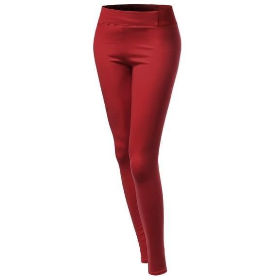 FashionOutfit Women's Basic Solid Footless Span Leggings