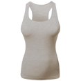 thumbnail image 1 of FashionOutfit Women's Basic Solid Sleeveless Round Neck Racer-Back Plus Size Tank Top, 1 of 3