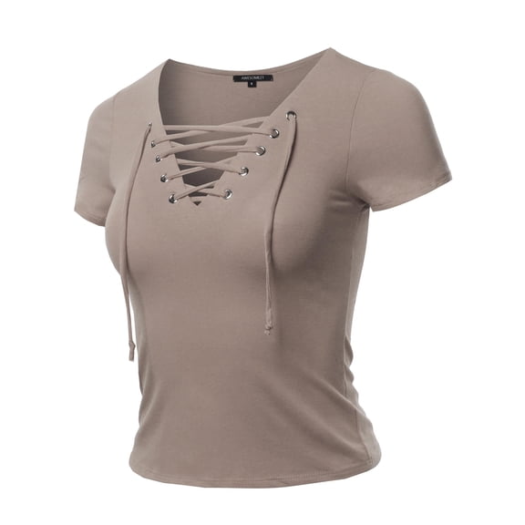 FashionOutfit Women's Casual Fashion Crop Top