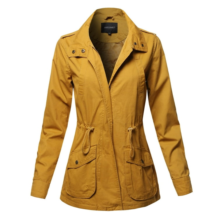 High neck military jacket new arrivals