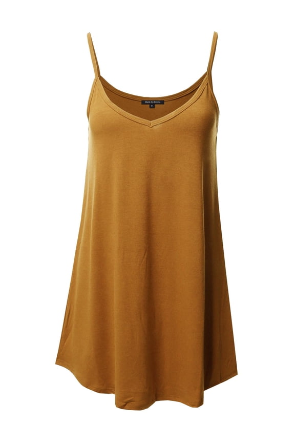 Women's Causal Front and Back Reversible Spaghetti Cami Top