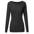 thumbnail image 1 of FashionOutfit Women's Classic Rounded Scoop Neck Sweater, 1 of 3
