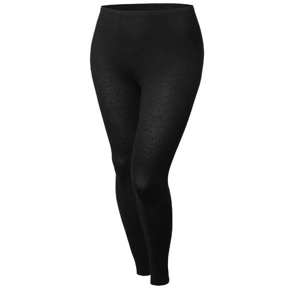 FashionOutfit Women's Cotton Spandex Full length Good Strechy Legging